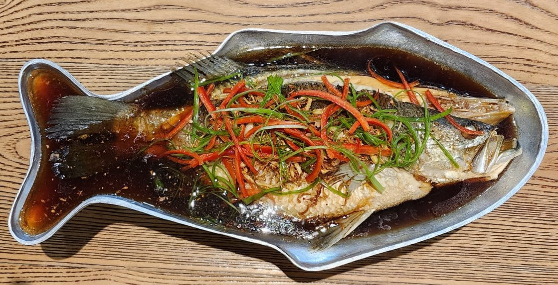 SF5.Steamed Fish in Soya Sauce 酱油蒸鱼