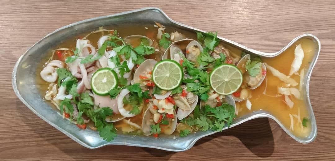 SF19. Lime Lala With Sotong 青柠汁蛤蜊和鱿鱼