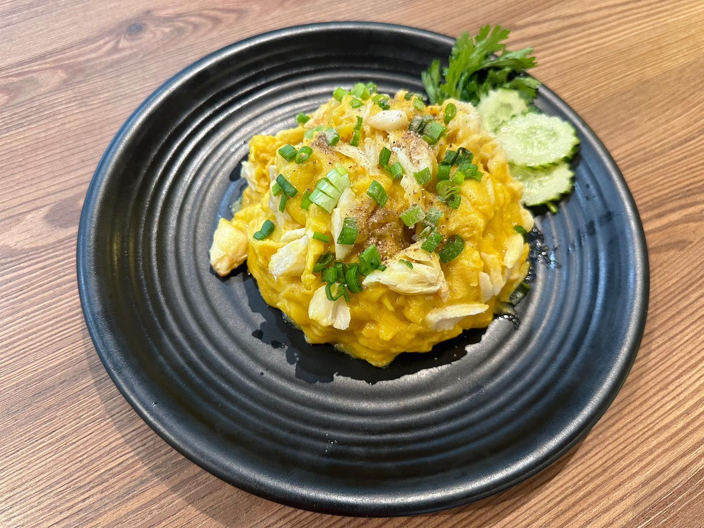M27. Creamy Crab Omelette With Rice 奶油螃蟹煎蛋配米饭