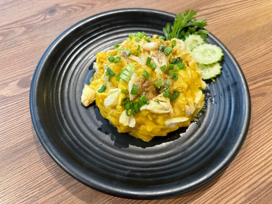 M27. Creamy Crab Omelette With Rice 奶油螃蟹煎蛋配米饭